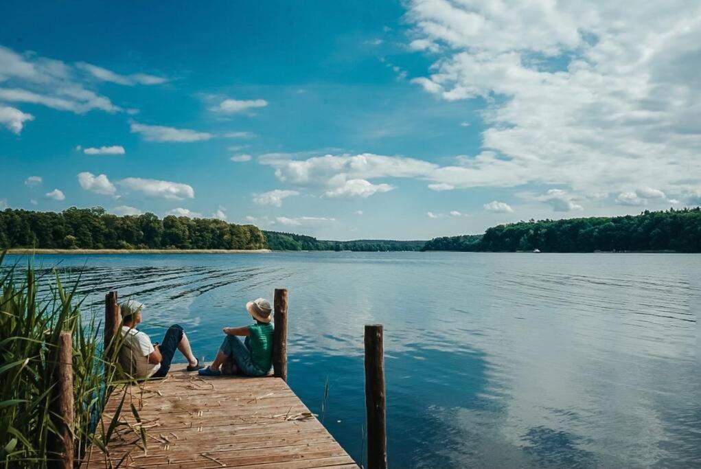 Holzhaus Direkt Am See Priepert 외부 사진