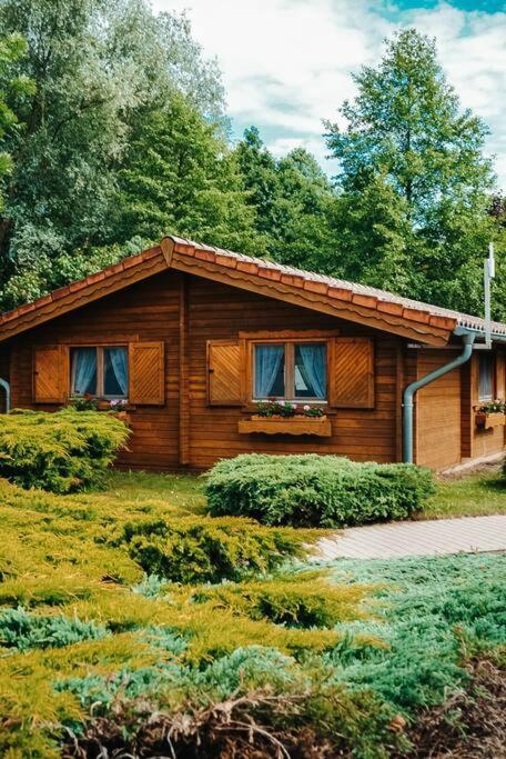 Holzhaus Direkt Am See Priepert 외부 사진