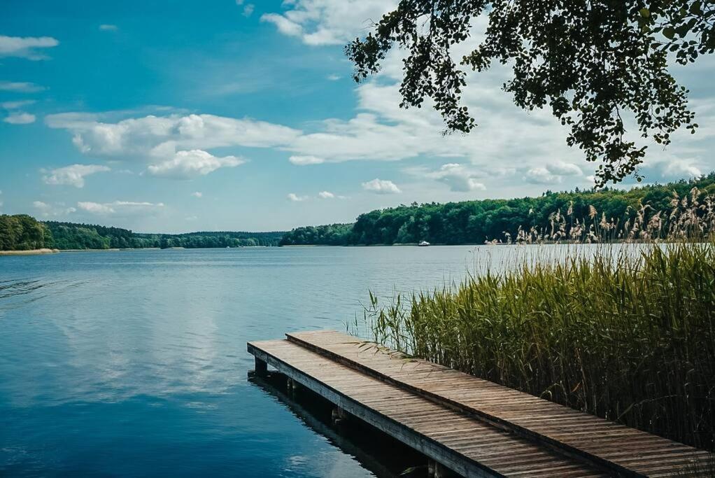 Holzhaus Direkt Am See Priepert 외부 사진