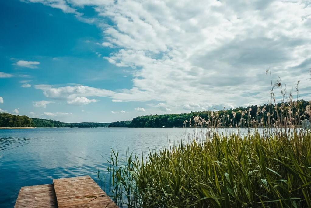Holzhaus Direkt Am See Priepert 외부 사진